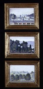 Drei Waldlandschaften, ca. 1840