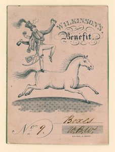 Ticket für Drury Lane Theatre, London: Wilkinsons Benefiz von English School