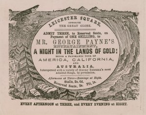Eintrittskarte zu Mr. George Paynes Unterhaltung 