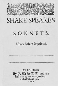 Titelseite von Shakespeares Sonetten