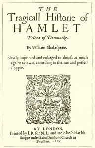 Titelseite von Shakespeares Hamlet