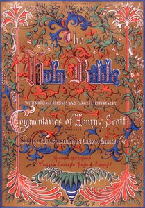 Titelseite der Heiligen Bibel von English School
