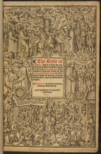 Titelseite der Großen Bibel, manchmal auch 
