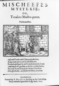 Titelseite zu Mischeefes Mysterie oder Treasons Master-peece - Der zweite Teil von John Vicars, 1617