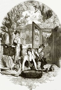 Toilette einer japanischen Dame