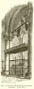 Grab des Schwarzen Prinzen, Kathedrale von Canterbury