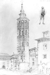 Torre Nueva von Zaragoza, 1831