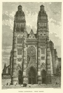 Kathedrale von Tours, Westfassade von English School