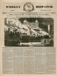 Tower von London Feuer, 1841
