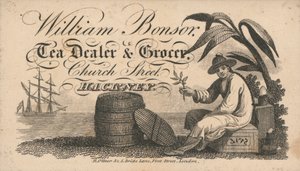 Visitenkarte, William Bonsor