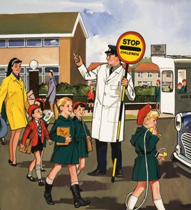 Verkehrsaufseher von English School