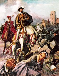 Tragödie am Bartholomäustag, 1572 von English School