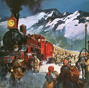 Transsibirische Eisenbahn von English School