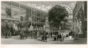 Transept Blick nach Norden, Große Ausstellung, 1851 von English School