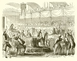 Prozess gegen Ludwig XVI. von English School