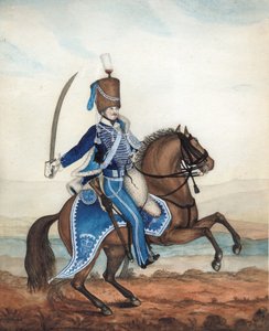 Dragoner des 18. Husarenregiments, ca. 1815 von English School