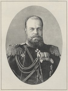 Zar Alexander III. von Russland von English School