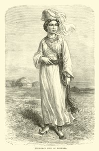 Turkmenisches Mädchen aus Buchara von English School