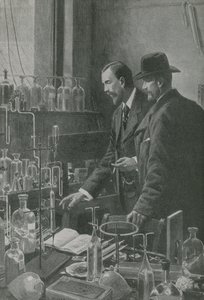 Zwei große Experten der Wissenschaft beraten sich