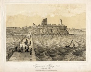 Tynemouth Priory vom Pier aus