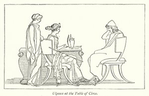 Odysseus am Tisch der Circe