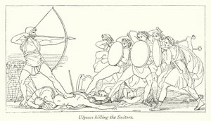 Odysseus tötet die Freier von English School