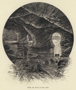 Unter den Felsen am Torc-See (Stich) von English School