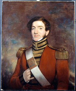 Unbekannter Offizier, 32. Regiment (Bengal) Native Infantry, ca. 1828 von English School