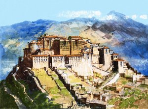 Unbekannter Ort, möglicherweise Tibet von English School