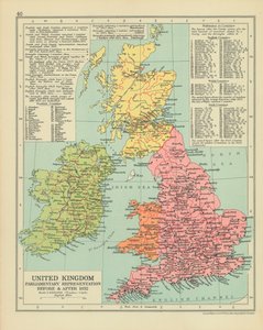 Parlamentarische Vertretung des Vereinigten Königreichs vor und nach 1832 von English School