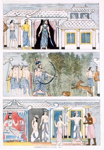 Usseeratanam Rajah, Teil I, aus Die Geschichte und Lehre des Buddhismus von Edward Upham, 1829 von English School