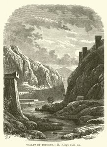 Tal von Topheth (II, Könige, xxiii) von English School
