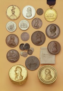 Verschiedene Medaillen im Zusammenhang mit Admiral Lord Nelson, 1798-1805 (Metall)