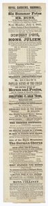 Vauxhall Gardens, Werbung von English School