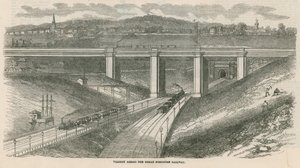 Viadukt über die Great Northern Railway, London