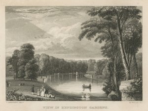 Ansicht der Kensington Gardens, London