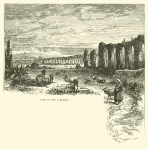 Ansicht in der Campagna von English School