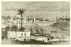 Ansicht von Bagdad von English School