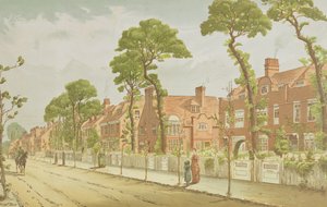 Ansicht von Bedford Park, 1882 von English School