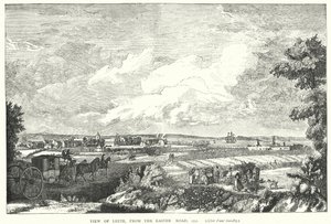 Ansicht von Leith, von der Easter Road, 1751
