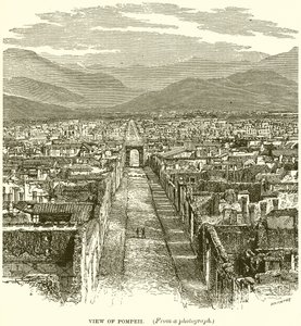 Ansicht von Pompeji