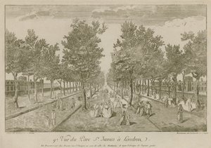 Ansicht des St Jamess Park, London von English School