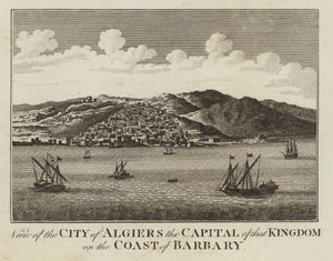 Ansicht der Stadt Algier, der Hauptstadt dieses Königreichs an der Küste von Barbary von English School