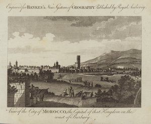 Ansicht der Stadt Marokko