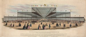 Ansicht des Inneren des Gebäudes im Hyde Park für die Ausstellung von 1851