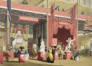 Ansicht der Schweden-, Norwegen- und Dänemark-Sektionen der Großen Ausstellung von 1851, aus Dickinsons Comprehensive Pictures