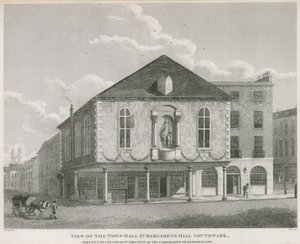 Ansicht des Rathauses, St. Margarets Hill, Southwark von English School