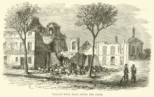 Dorf bei Blois nach der Belagerung, Dezember 1870