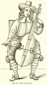 Viola da Gamba von English School