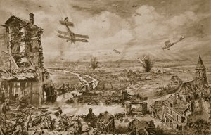 Lebhafter Eindruck des gewaltigen Kampfes um Armentieres im April 1918, 1918-19